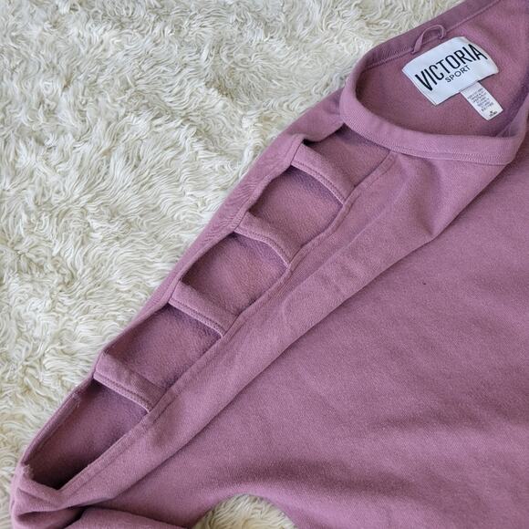Victoria's Secret open shoulder cut out sweater long sleeve medium - Picture 4 of 7